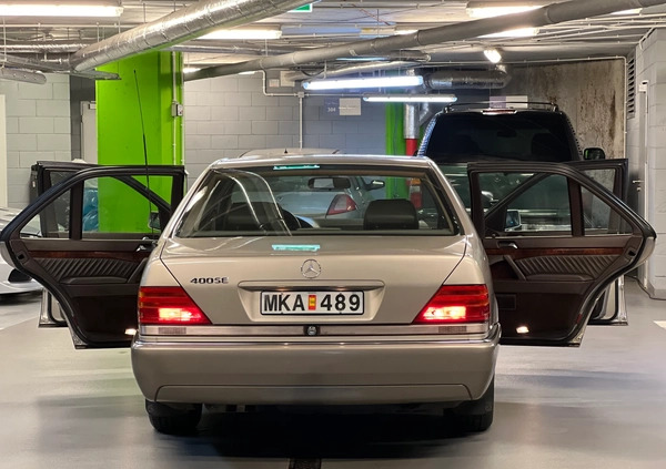 Mercedes-Benz Klasa S cena 77400 przebieg: 137000, rok produkcji 1992 z Warszawa małe 781